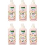 Green Clean Organik Lavanta Yağlı Baby Çamaşır Yumuşatıcısı 1000 ml 6'lı Set