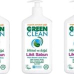 Green Clean Organik Portakal Yağlı Likit Sabun 500 ml 3'lü Set