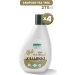Green Clean Tea Tree 4x275 ml Şampuan