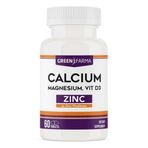 Green Farma Calcium Magnesium Vitamin D3 Zinc 60 Tablet