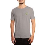 Green Fish DE-GF-TS-005280 Gri Erkek T-shirt