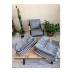 Green Garden Bahçe Balkon Mobilyası Minder Kılıfı Takımı 55*60 Ölçülerinde 4 Adet Sırt 4 Adet Oturak