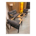 Green Garden YAREN Model, Balkon, Bahçe, Cafe, Metal Koltuk Takımı, Bahçe Takımı , Çay Seti, 2+1+1+sehpa