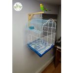 Green Home Ahşap Tünek- Askılık- Kanarya Bülbül Muhabbet Kuşu Papağan Kafesleri Için Dekoratif Askılık