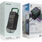 Green Lion Solar Max 80000MAH Güneş Panelli Powerbank Siyah