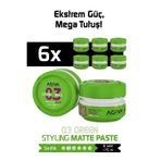 Green Mat ve Doğal Görünüm Sağlayan Wax - 175ML-6 LI SET