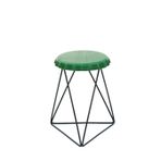 Green Metal Tabure