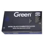 Green Muayene Eldiveni Nitril Pudrasız Siyah Orta Boy (M) | 100 Adet