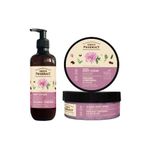 Green Pharmacy %96 Organik Nemlendirici ve Yatıştırıcı Vücut Bakım Seti Vicut Losyonu ve Peeling 41241