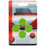 GREEN - set grip caps for analog stick of CONTROLLER PS4 - PS3 - XBOX ONE - 360