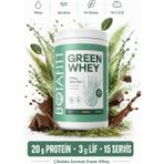Green Whey Çikolata: 20G Protein ve 4g Lif Desteği – Whey Proteini, Inülin Lif, Spirulina, Krom Pikolinat Içeren Toz Ürün.