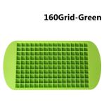 GREEN01 160 Izgara Mini Silikon Buz Tepsisi Buz Küpleri Katlanabilir Buz Kalıbı Buz Kırıcı Buz Izgara Tepsisi Küçük Kare Kalıp Buz Yapıcı Silikon Kalıp (Yurt Dışından) - Ice Cream Sticks - Renkli