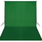 Greenbox 2x3 mt Yeşil Fon Perdesi+ JINBEI 3x3 mt Fon Asma Standı + Taşıma Çantası Kit