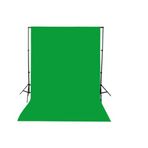 Greenbox Chromakey-Green Screen Yeşil Fon Perde (3X6M) + Fon Standı