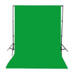 Greenbox Chromakey- Screen-- Yeşil Fon Perde (3X3M) +Fon Standı
