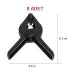 Greenbox Fon Mandali-Clamp 4.5 Inç Fon Perde Tutucu 8 Adet