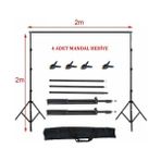Greenbox Fon Standı (2x 2 Metre) + 4 mandal - 2X2