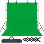 Greenbox Yeşil Fon Perde 2x3 Metre + Fon Standı 2x2 Metre