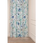GREENDECOR (140) Desenli Dijital Baskılı Fon Perde (TEK KANAT) Renkli Modern Tasarımlı Fon Perde MAVİ 140 x 270
