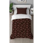 Greendecor Çilek Tatlı Meyve Desenli Dijital Baskılı Özel Tasarımlı Çarşafsız Tek Kişilik Şık Nevresim Takımı - Pembe - 160 x 220 cm