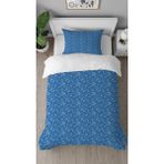 Greendecor Okul Cetvel Kalem Desenli Baskılı Özel Tasarımlı Çarşafsız Tek Kişilik Tarz Şık Nevresim Takımı - 160 x 220 cm