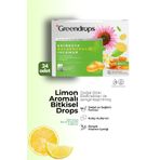 Greendrops Bitkisel Drops Boğaz Pastili - Limon Aromalı - Ekinezya, Bal&propolis, Ihlamur