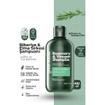 Greenlabel 400 ml Biberiye ve Elma Sirkesi Özlü Tuzsuz Parabensiz Sülfatsız Yenileyici Arındırıcı Şampuan