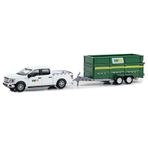 Greenlight 1/64 2018 Ford F-150 XLT with Double-Axle Dump Kız Erkek Çocuk Oyuncak Eğitici Oyuncaklar
