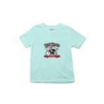 Greenmint Çocuk Tişört Rat Race Vintage Retro Cartoon Mouse On Motorcycle Mint Yeşili 5-6 Yaş
