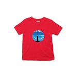 GreenMint Çocuk Tişört Vintage Lighthouse In The Sea Kırmızı 9-10 Yaş