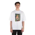 GreenMint Darkart Unisex Beyaz Oversize T-shirt