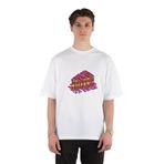 GreenMint Delicious Dripping Cream Cake Slices Unisex Beyaz Oversize T-shirt