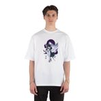 GreenMint Demon Slayer Shinob Kocho Sad Unisex Beyaz Oversize T-shirt