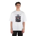GreenMint Unisex Beyaz Oversize T-shirt Chainsaw Man Aki Beyaz L