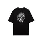 GreenMint Unisex Oversize T-shirt Han Solo Quote Siyah M