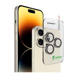 Greenmnky Buddies iPhone 14 Pro - 14 Pro Max Uyumlu Altın Sarısı Kamera Lens Koruyucu