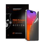 Greenmnky iPhone 13 Mini-Pro Privacy HD Edition Panzerfolyo Şeffaf Ekran Koruyucu