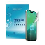 Greenmnky iPhone 14 Plus - Pro Clear Edition Panzerfolyo Şeffaf Ekran Koruyucu