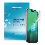 Greenmnky iPhone 14 Pro - Max Pro Clear Edition Panzerfolyo Şeffaf Ekran Koruyucu