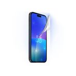Greenmnky iPhone 15 Eyecare Panzerfolyo Şeffaf Ekran Koruyucu