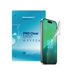 Greenmnky iPhone 15 Pro Max Pro Clear Edition Panzerfolyo Şeffaf Ekran Koruyucu
