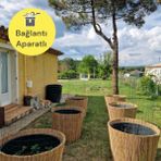 Greenosier 60CM.X2M. Hasır Bambu Balkon Çiti Bahçe Çiti Bahçe Dekorasyon