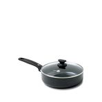 Greenpan Cambridge Basık Tencere 24cm - Siyah