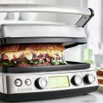 GreenPan Elite Grill Tost Makinesi İnox | 7’si 1 Arada | Thermolon™ Volt Seramik Yüzey | PFAS, PFOA, PTFE İçermez | LCD Ekran | Çift Bölgeli Isıtma | 2200 W