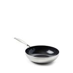 Greenpan Geneva Wok Çelik Tava 28 Cm - Gümüş