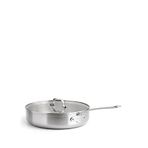 Greenpan Greenpan X Mauviel La Collection Thermolon™ Seramik Yüzeyli Çelik Basık Tencere 28 Cm - Gümüş