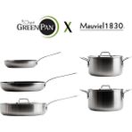 Greenpan x Mauviel La Collection Limited Editon 8 Parça Tencere Seti - Gümüş