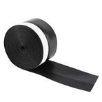 Greensen 5 m 45 mm kendinden yapışkanlı kapı cereyan önleyici, kendinden yapışkanlı kapı, pencere, rüzgar, böcekler, toz koruması, sızdırmazlık şeritleri (Siyah)