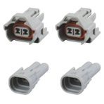 Greenspirits Araç yedek fişi – Benzin enjektörü – NIP-DEN (2 x SET) 90980-11153, 0280 157 012, 0280157012, 6189-0060, 06A973722 motor, enjeksiyon valfi, devir sayısı sensörü RPM, far, benzin pompası