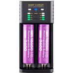Greentech Akıllı Pil Şarj Cihazı 3,7 V Lityum Iyon Ni Mh Ni Cd Piller İçin Yüksek Performans GT-BC06